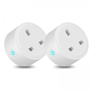 WIFI Smart Switch Socket Timing Wireless Outlet Voice Intelligent Control - UK Plug