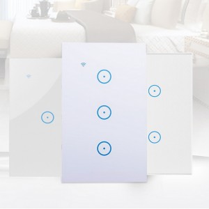 WIFI Smart Wall Light Touch Switch 1 Gang Home Intelligent Phone Control Switches Panel US Plug