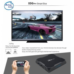 X96 Max X2 Android 8.1 TV Box Amlogic S905X2 Quad Core 2GB 16GB Smart Media Players - US Plug