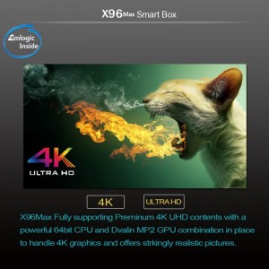 X96 Max X2 Android 8.1 TV Box Amlogic S905X2 Quad Core 2GB 16GB Smart Media Players - US Plug