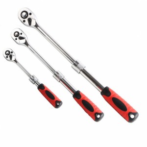 3/8 inch 72 Teeth Extending Socket Wrench Ratchet Wrench Handle Tool