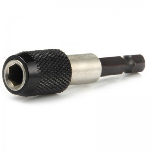 1 / 4 Inch Socket Extension Bar Driver Bit Adapter Hex Shank for Electronic Drill Black