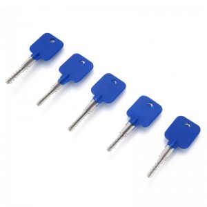 5pcs AML020036 Cross-shaped Lock Pick Tools Set Blue & Silver
