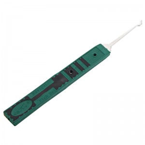 32pcs KLOM AML021019 Stainless Steel Premium Lock Pick Tool Set Green