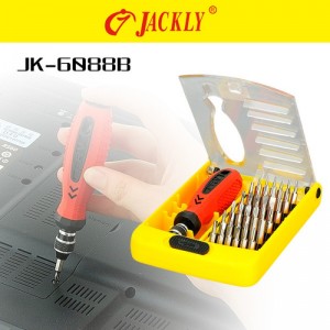 JACKLY 6088B 37 in 1 Portable Precision Screwdrivers Repair Tool Kit
