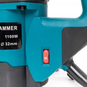 1-1/2" SDS Electric Hammer Drill Set 1100W 110V Blue