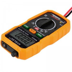 HYELEC Portable Auto Range Digital Multimeter Yellow & Orange