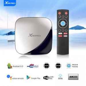 X88 PRO Android 9.0 TV BOX 4K HD Wifi 2GB + 16GB Multimedia Player - US Plug