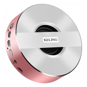KELING A5 Wireless V4.0 1000mAh Portable Subwoofer - Pink