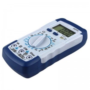 A830L LCD Digital Multimeter DC AC Voltage Tester Blue & White
