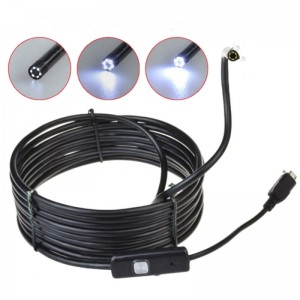 3.5M 6-LED 5.5mm Lens IP67 Waterproof 1.3MP Endoscope for Android