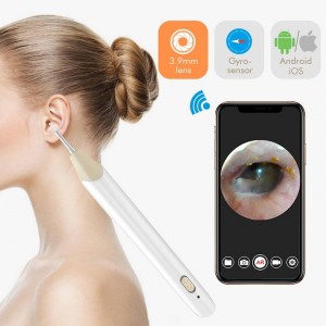 3.9mm Lens 6-LED Waterproof Wireless WIFI Ear Cleaning Endoscope Camera for iOS and Android Smartphone
