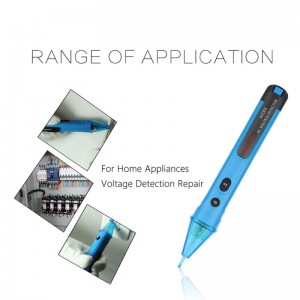 Portable Non-contact AC Voltage Test Pencil Detector LED Light Alert Electric Voltage Tester 12-1000V Detection