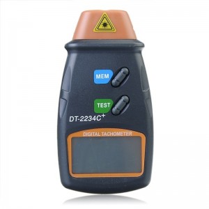 Handheld LCD Digital Laser RPM Tachometer Non-Contact Measurement Tool