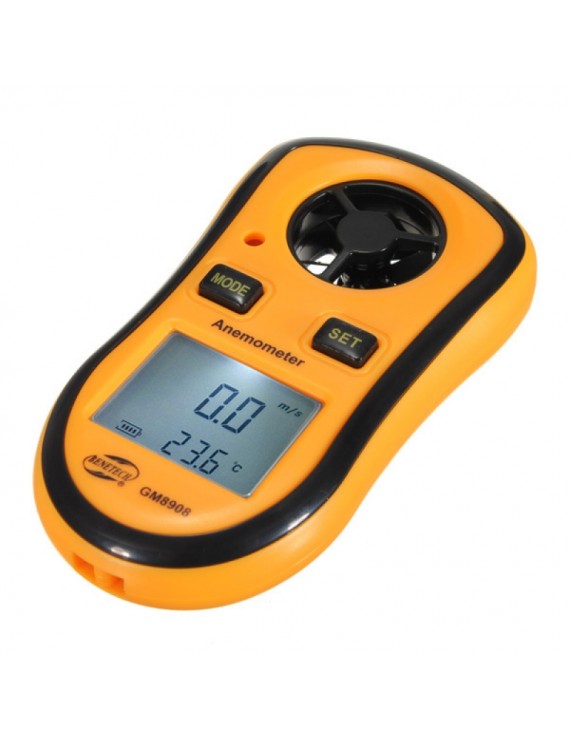 GM8908 Digital Pocket Wind Speed Gauge Meter Anemometer Thermometer