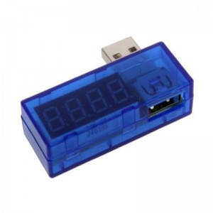 USB Charge Current & Voltage Tester Mobile Power Tester for F036 Blue