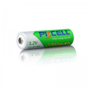 8pcs/2 Card PKCELL AA 1.2V 2200mAh Rechargeable Low Self-discharge Ni-MH Batteries Green