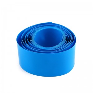 5m 29.5mm Wide PVC Heat Shrink Tubing Wrap (18650 18500 Battery) Blue