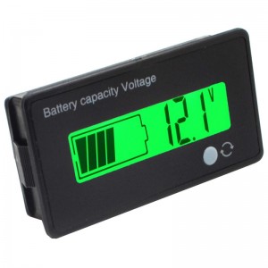 12V 3 String Lithium Battery Capacity Indicator LCD Digital Voltmeter