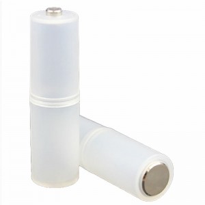 AAA to AA Battery Adapter Converter Adapter Case White