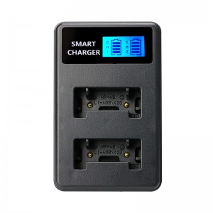 Smart Charger Smart LCD USB Dual Charger for LI-40B/42B/Nikon EN-EL10/PENTAX D-LI63/LI108/Ricoh DS-6365/Fuji NP-45/Casio NP-80/KODAK K7006