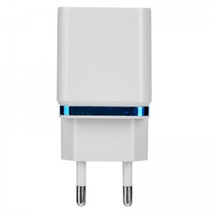 Cwxuan Flashing Fast Charging 4-USB 5V EU Plug Power Charger White