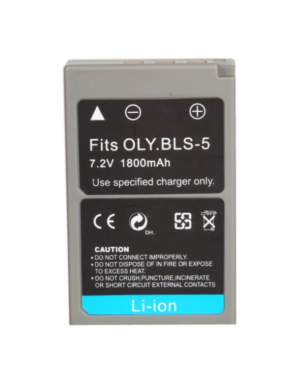 PS-BLS5 Battery for Olympus E-P3 E-PL3 E-PM1