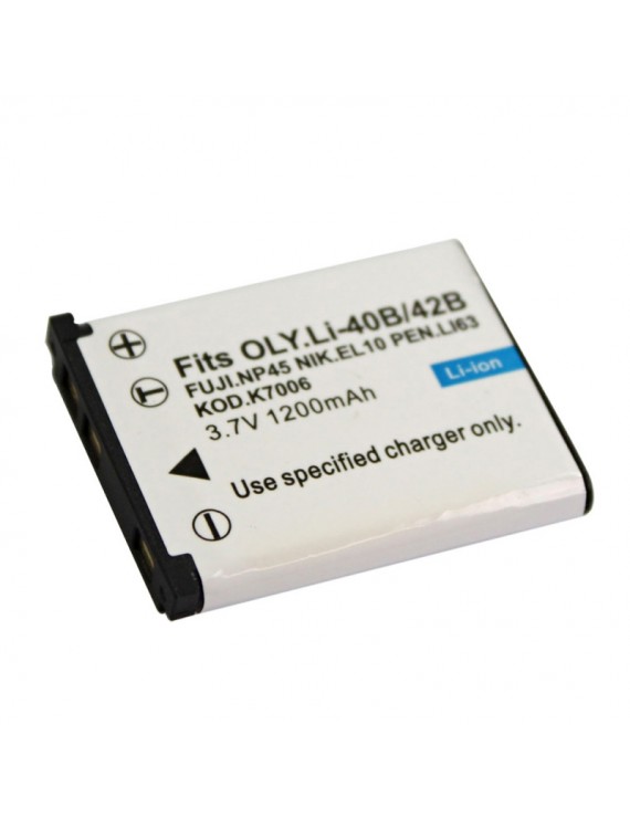 Li-40B / 42B Battery for Olympus Stylus 1200 7010 7030 7040 710 TG310A FE 290 Kodak Easyshare M883