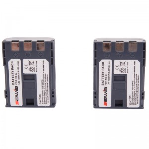 2pcs Seiwei Canon NB-2L 7.4V 1200mAh Replacement Li-ion Battery with LCD Charger