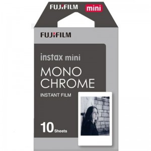 10pcs/Box Fujifilm Instax Mini Instant Film Monochrome Photo Papers