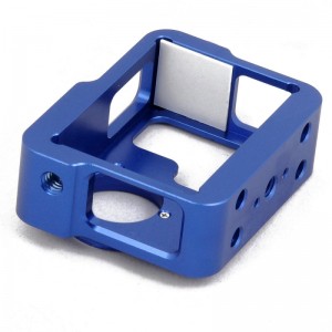 Aluminum Digital Camera Case for Gopro Hero 3 Blue