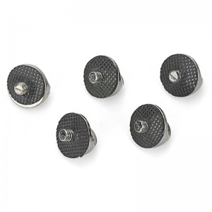 5pcs Universal Upgraded Stainless Steel Camera Screw Pack Black & Silver