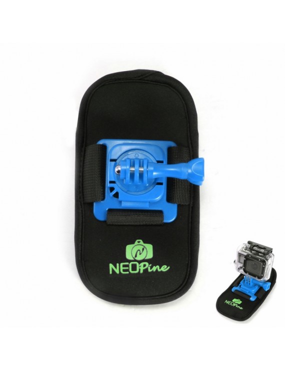 NEOpine NSC-1 Camera Bag Design 360 Degrees Fixed Mount for GoPro Hero 2 / 3 / 4 Blue