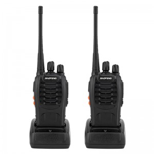 2pcs BaoFeng BF-888S 16CH 400-470MHz Handheld Walkie Talkie with 2 Earphones - 2800mAh Batteries