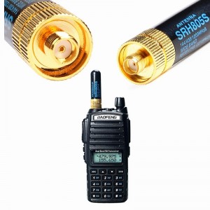 Mini SRH-805S 5CM SMA-F 144/430MHZ VHF/UHF Female Dual Band Antenna for Baofeng GT-3 UV-5R BF-888s Walkie Talkie Accessories