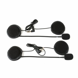 Motorcycle Intercom Accessories 3.5mm Microphone Speaker Earphone Replacement for VNETPHONE V4 V6 EJEAS V6 Pro E6 E6 PLUS