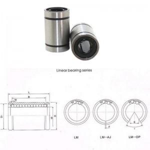 LM6UU Linear Bearing Steel 3D Printer Accessories (6*12*19)