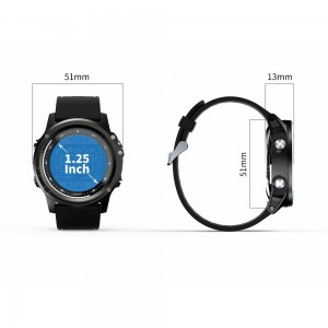LOKMAT MK06 IP68 Waterproof Unisex Smart Watch with 1.25-inch FSTN Screen BT 4.0 Fitness Activity Tracker Pedometer Calories Distance Stopwatch Remote Camera Weather Forecast for Men Women for Android/iOS