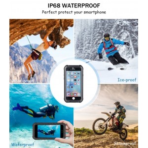 Protective Case IP68 Waterproof Case iPhone 6 Case TPU + PC Premium Protective Case