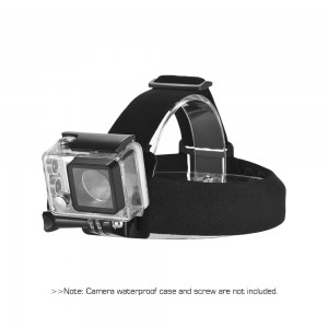 Adjustable Anti-Slip Action Camera Head Strap Headband Mount for GoPro hero 7/6/5/4 SJCAM /YI