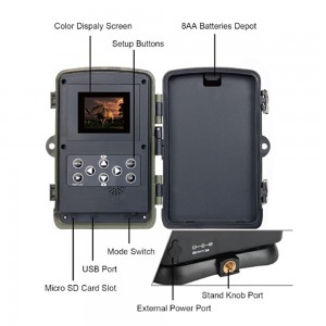 2.0” LEDs Screen Hunt-ing Trial Camera