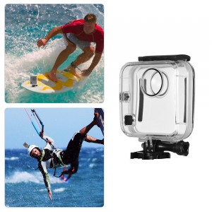 Camera Waterproof Case Housing with Mounting Bracket for GoPro Fusion Action Camera