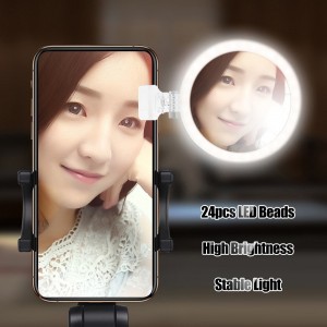 YONGNUO YN-08 Smartphone Mini Clip-on Selfie LED Ring Light Lamp