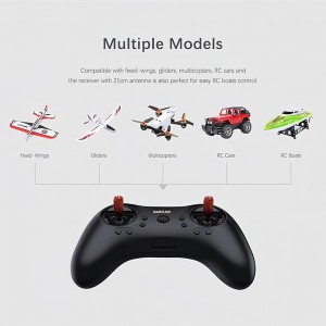 Radiolink T8S FHSS 8CH Mode 2 RC Handle Transmitter with R8EF 2.4GHz Receiver Support S-BUS PPM for RC Drone Fixed-wing RC Boat Car