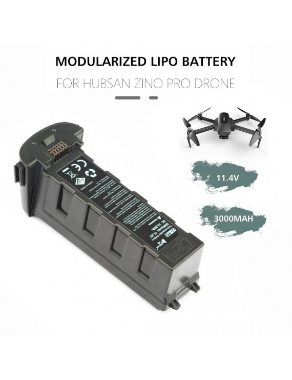 11.4V 3000mAh Spare Intelligent Modularized Lipo Battery for Hubsan Zino Pro GPS Drone