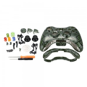 Hot-selling Plastic Wireless Gamepad Case Game Player Controller Box Shell Replacement Parts Shock-resistant Dust-proof + Buttons Cover for XBOX 360