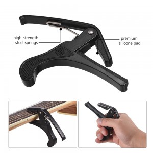 Guitar Tool Kit Including Digital Guitar Tuner Guitar Capo Acoustic Guitar Strings Set for   Beginnners Stringed Instrument Parts Accessories