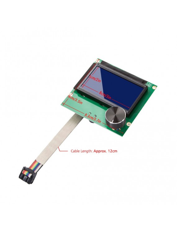 Creality 3D LCD Display Screen Controller Module LCD Screen with Cable for Ender-3/Ender-3s/Ender-3 Pro 3D Printer Accessories Parts