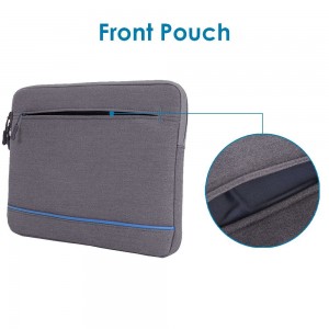 Prowell NB53283A Tablet Bag 13 inch Tablet Case Cover Zipper Soft Business Handbag Fashion Portable Tablet Pouch with Front Pocket Briefcase for iPad Samsung Xiaomi