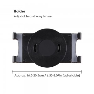Foldable Aluminum Alloy Portable Adjustable Tablet Holder